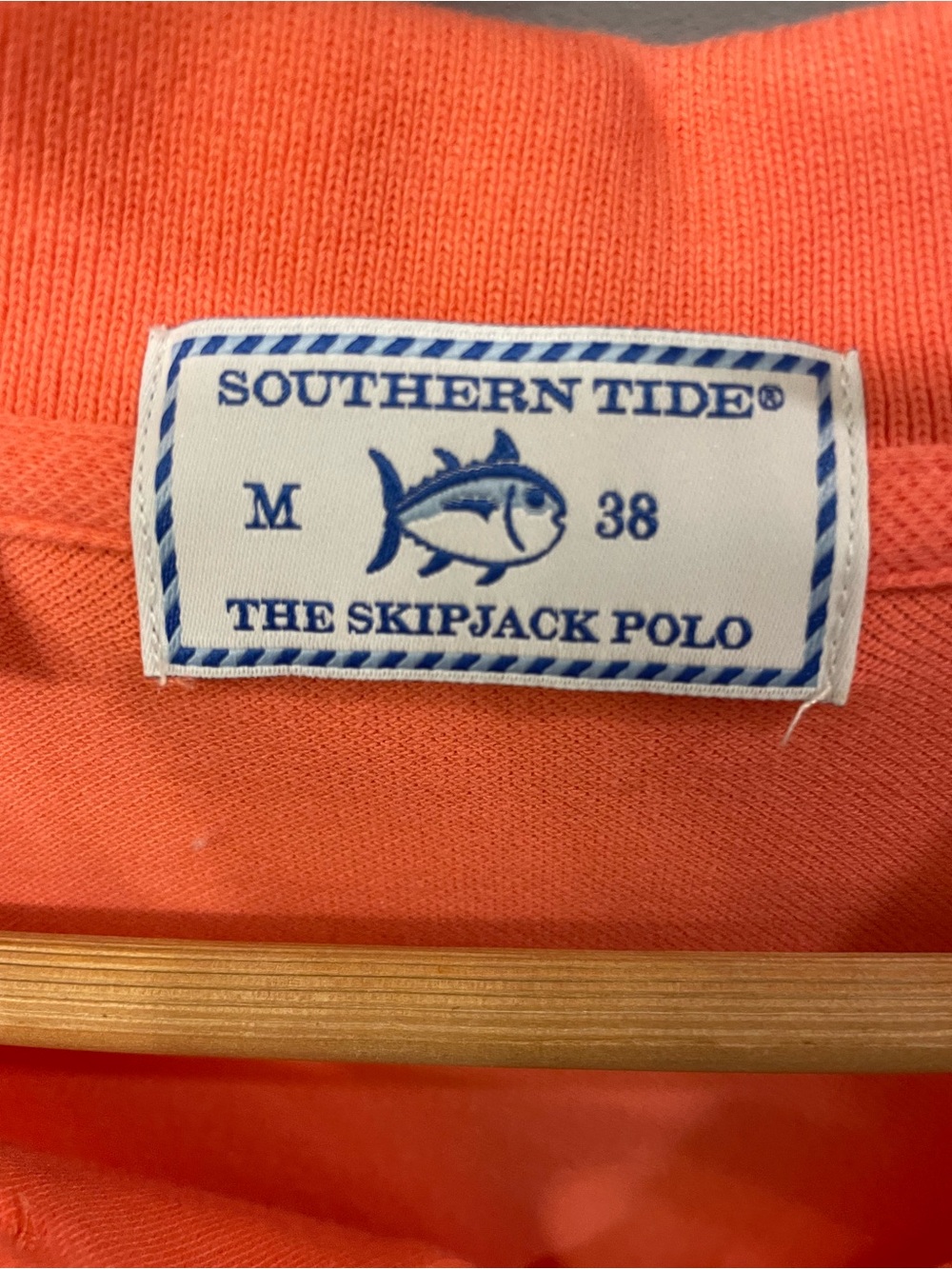 Southern Tide Polo Shirt in Coral Orange
